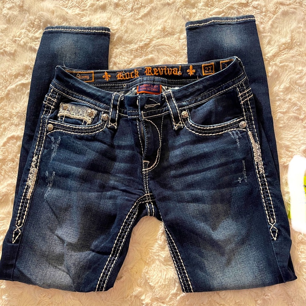 Rock Revival, size 27, inseam 27 1/2, Skinny-Jasna